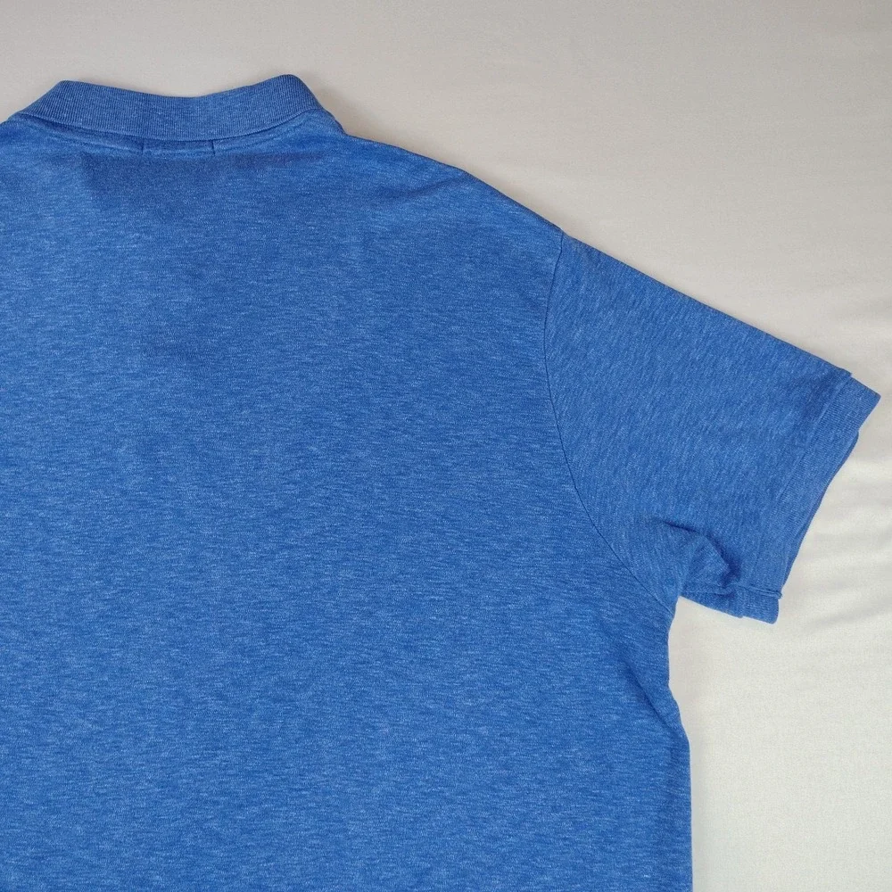 Polo Ralph Lauren Mens 3XB Blue Heather Classic Golf Polo Shirt Big & Tall